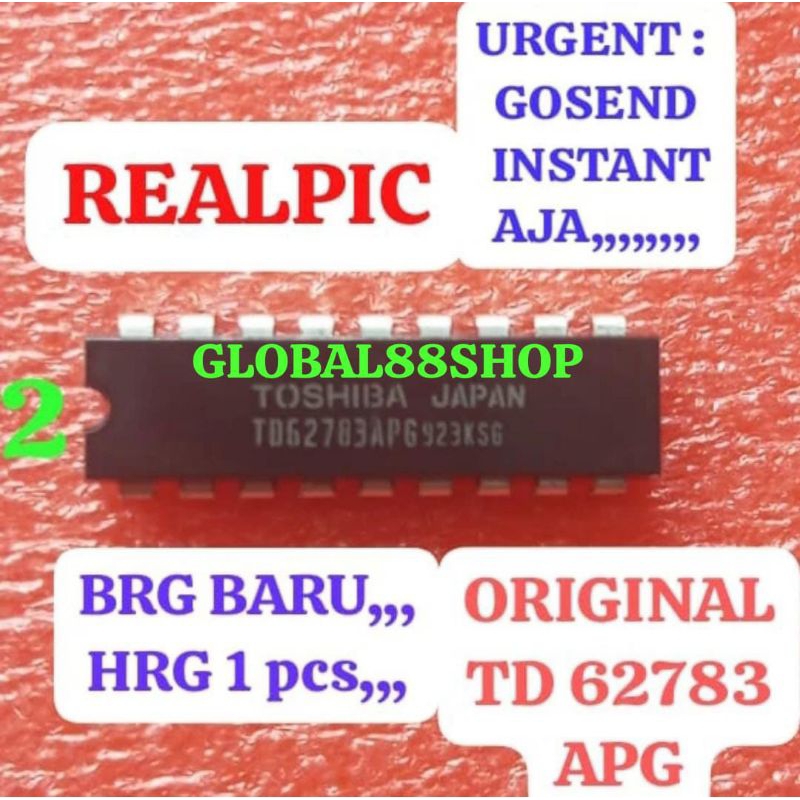 IC TRANSISTOR TD62783APG TD62783 TD 62783 APG DIP 18 Pin