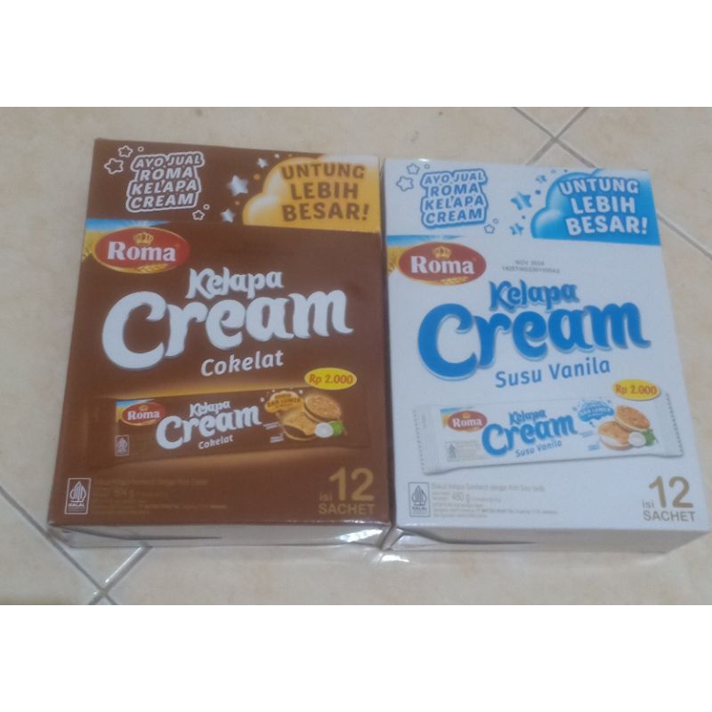 

biskuit kelapa cream sekotak isi 12pcs