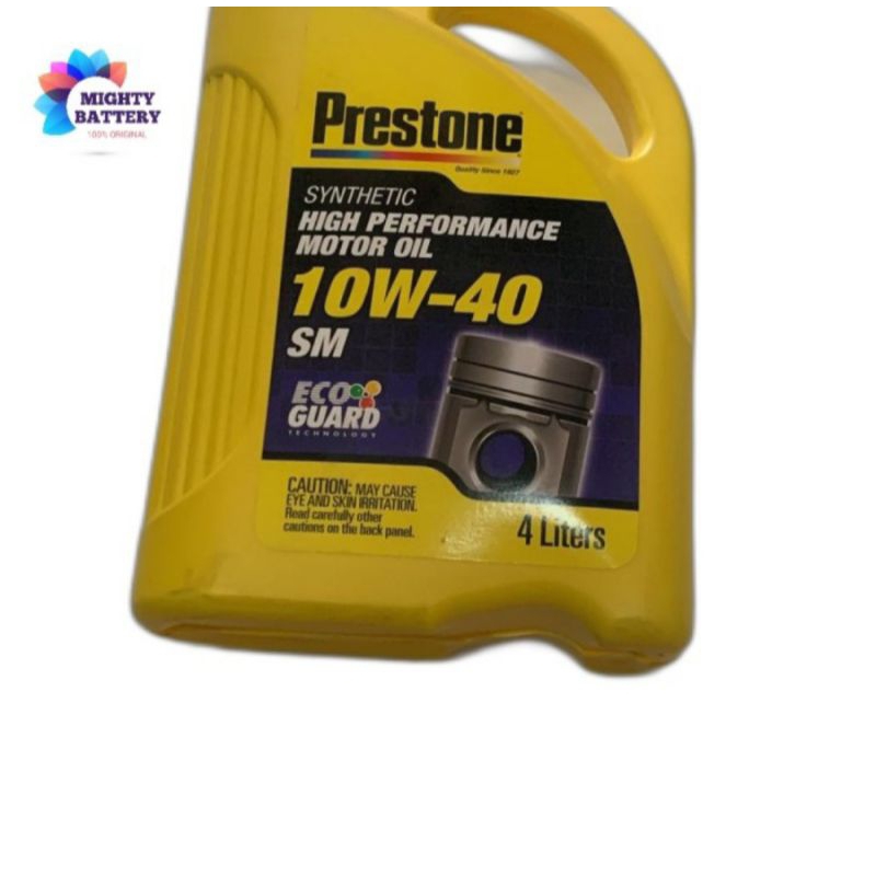 Oli Prestone 10W-40/ Oli Mesin Mobil 4 Liter 100% Original