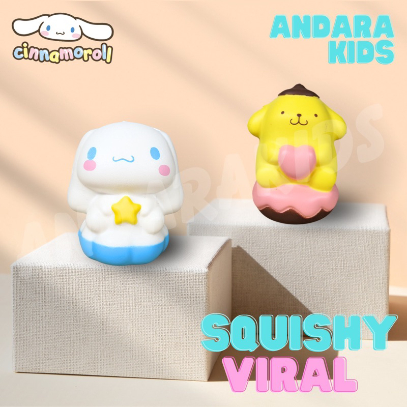 Mainan Squishy Sanrio Jumbo Viral Full Body 13CM | Squishy Karakter Sanrio