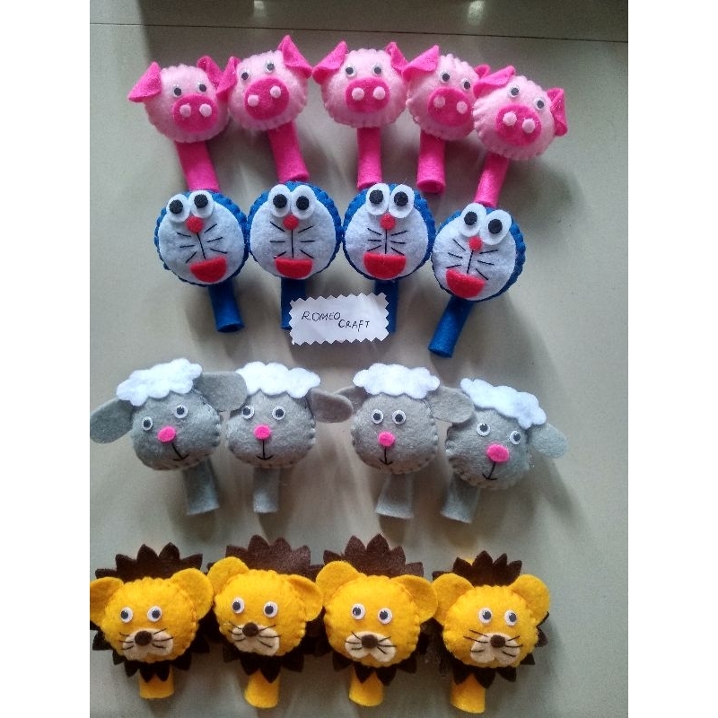 hiasan pensil flanel/prakarya hiasan flanel