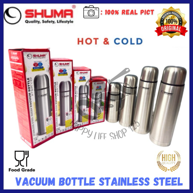 Termos SHUMA 350ml/500ml/750ml/1000ml / Termos Stainless Steel Shuma / Shuma Vacum Bottle