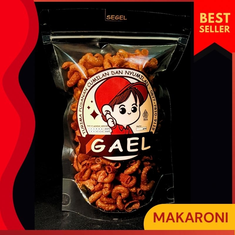 

MAKARONI GAEL | CEMILAN MURAH | SNACK GURIH PEDAS