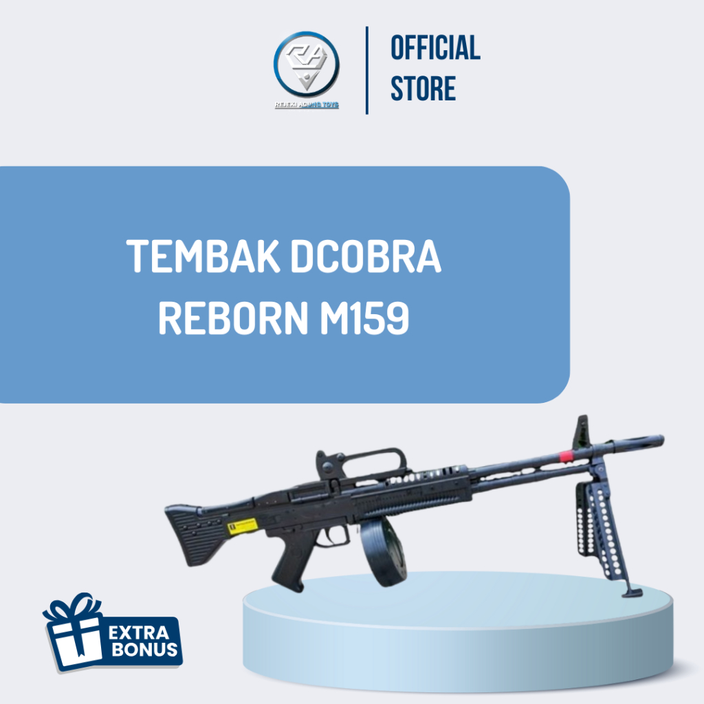 Mainan Tembakan Kokang | Mainan Pistol Dcobra Kokang Dcobra M159 Machine Gun M60
