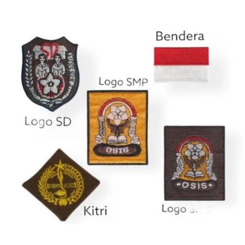 Lambang Osis SD, SMP, SMA, Lambang Bendera, Lambang Pramuka