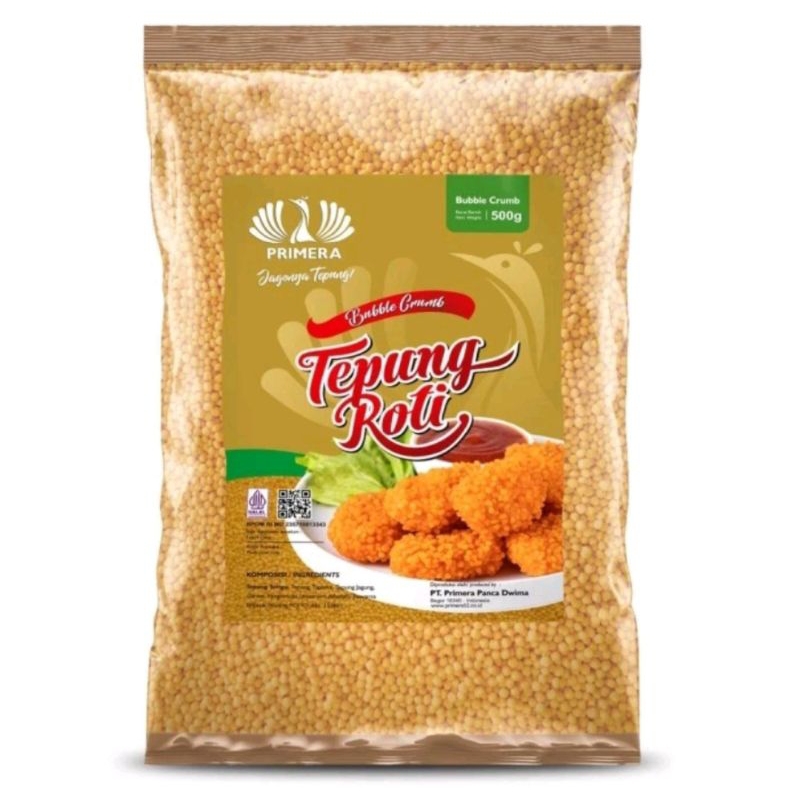 

Bubble Crumb Primera kemasan repack 250gr/ tepung roti bulat / bubble breadcrumb / tepung crispy 250gr Repack