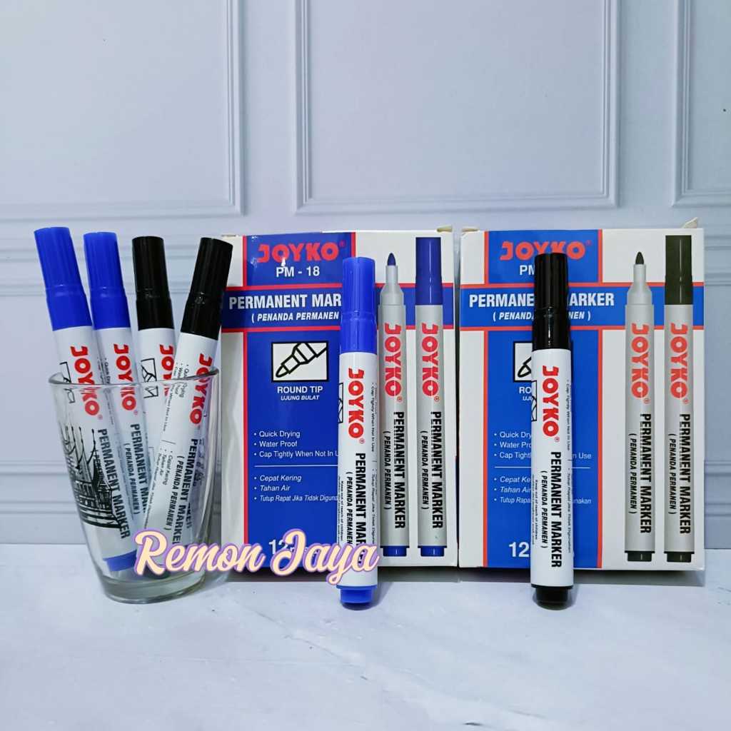 

Joyko Permanent Marker Spidol Permanen Round Tip (1 PCS)