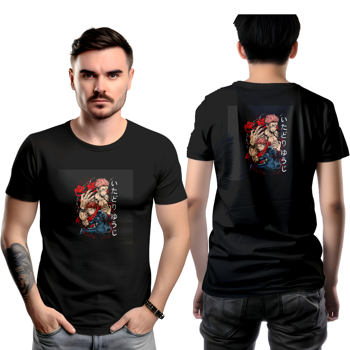 KAOS SABLON MURAH BAJU CUSTOM JUJUTSU KAISEN KAOS DTF BISA PAKE FOTO SENDIRI YG LAGI VIRAl SEDANG BA