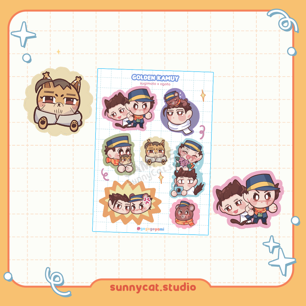 

Sticker Sheet Golden Kamuy