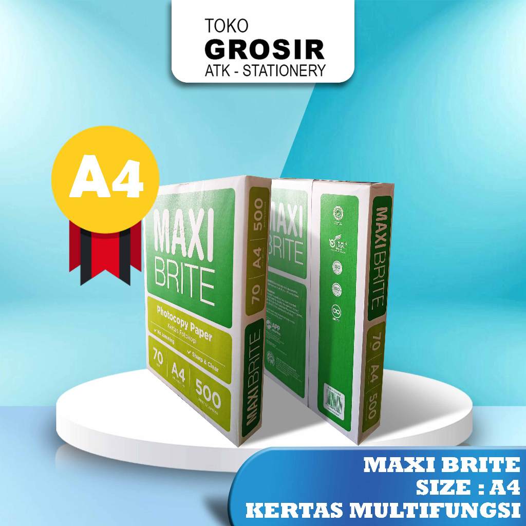 

Kertas HVS 70 Gsm Merk MAXI BRITE