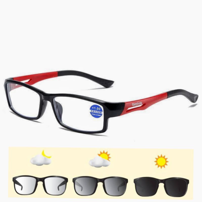 Baru Kacamata Baca plus photocromik  Sporty PriaTerbaru Kacamata Rabun Dekat Kacamata Sport Lensa An