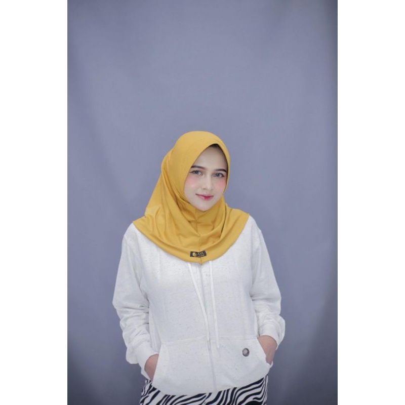 Hijab Sport Olahraga nyaman matt jersey zoya
