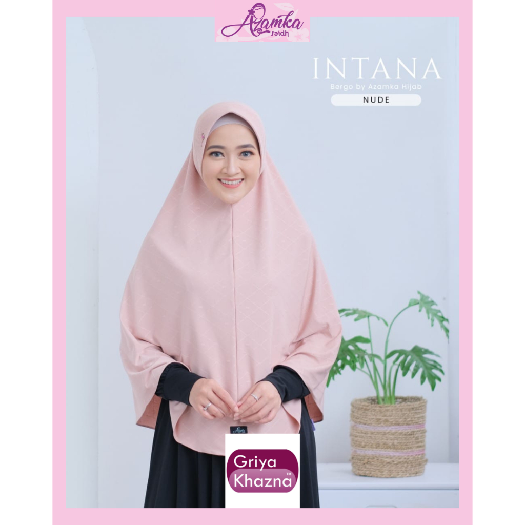 Kerudung Wanita Dewasa Azamka Bergo Intana