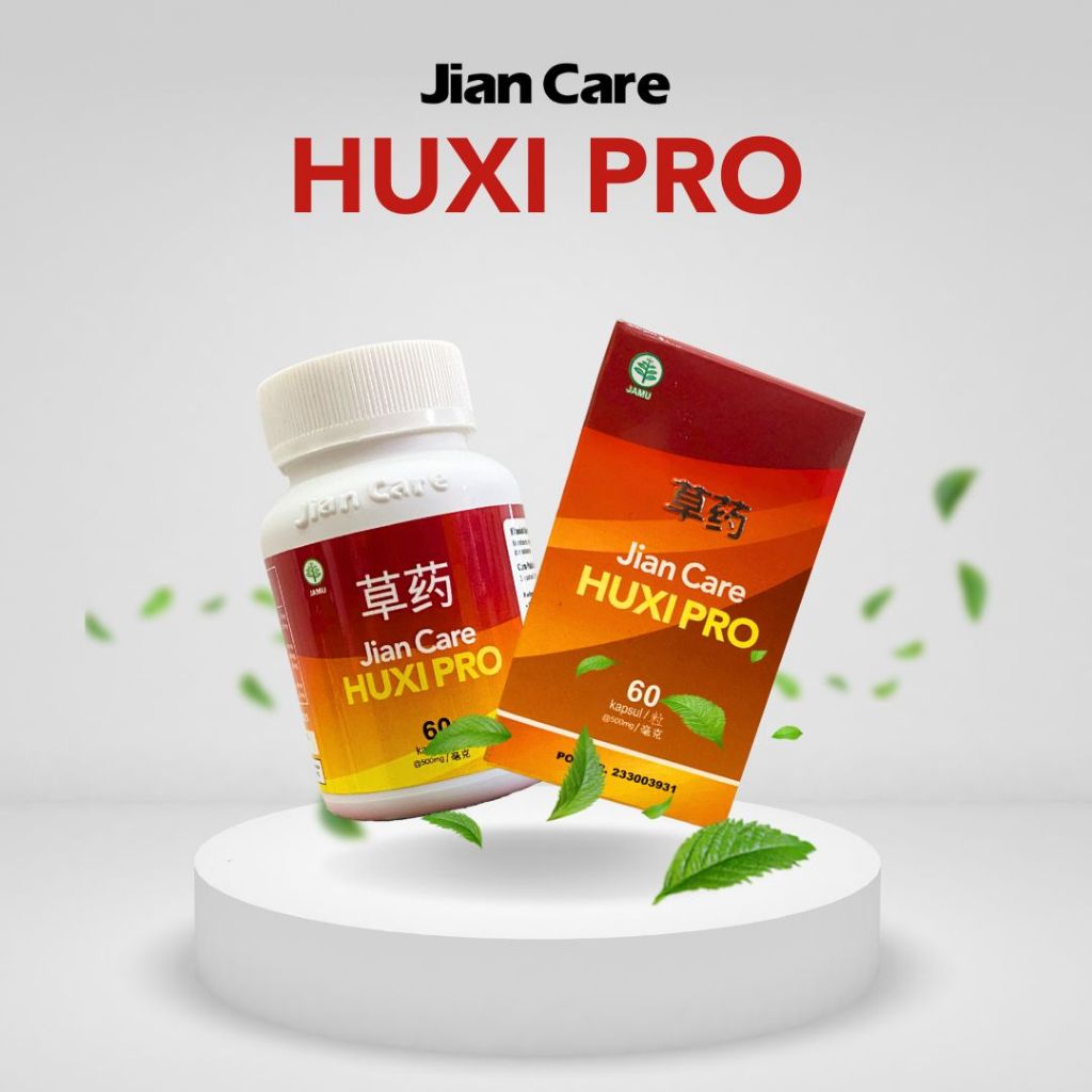 Jian Care Huxipro - Huxi Pro- Herbal Cina Atasi Masalah Pernafasan - Batuk Menahun - Gurah Nafas