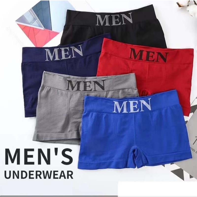 Celana Boxer Pria Kolor Pendek Polos Cowok Underwear Man Daleman CD Cowok Sempak Murah