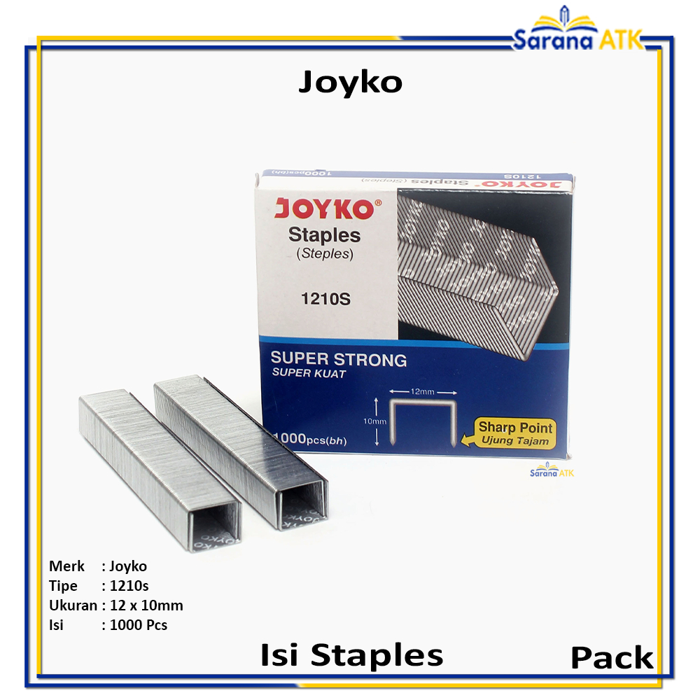 

Joyko – Isi Staples No.1210S Heavy Duty – Pack