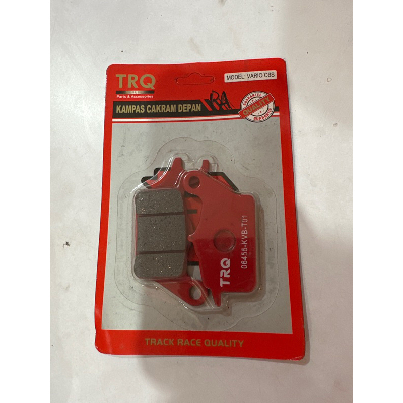 Kampas Rem / Dispad Depan TRQ Original kode part : 06455 KVB T01 Beat Lama, Vario 110, Beat F1