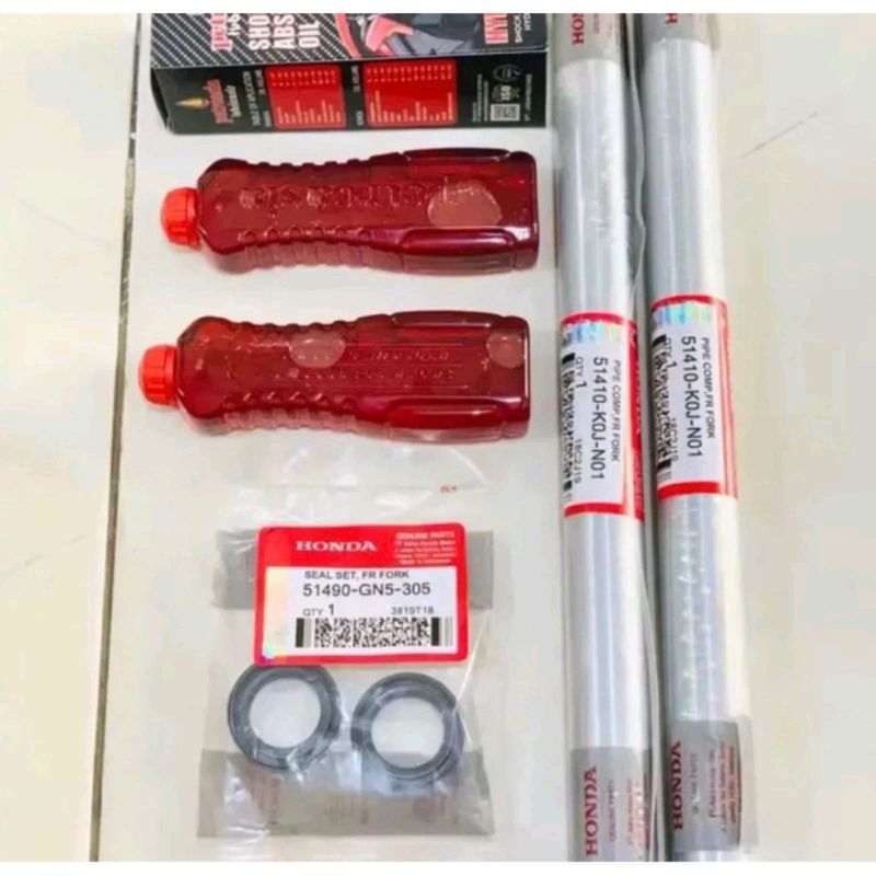 Paket As Shock Depan Buat Motor Honda Genio, Beat New, Beat Led, Beat Street 2020, dan Beat Street 2