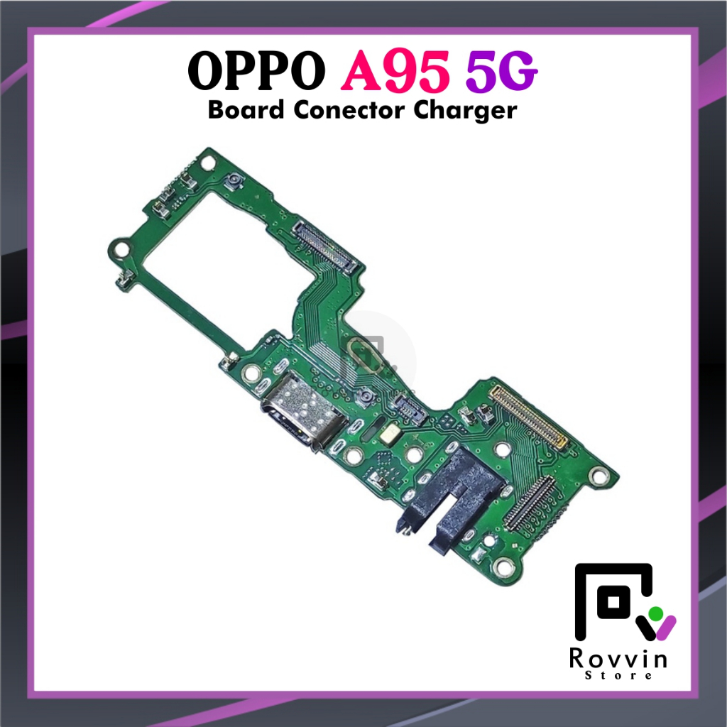 Papan Konektor cas Oppo A95 5G Pcb Flexible Conector Charger