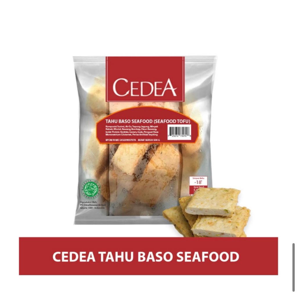 

CEDEA TAHU BASO SEAFOOD 500GR