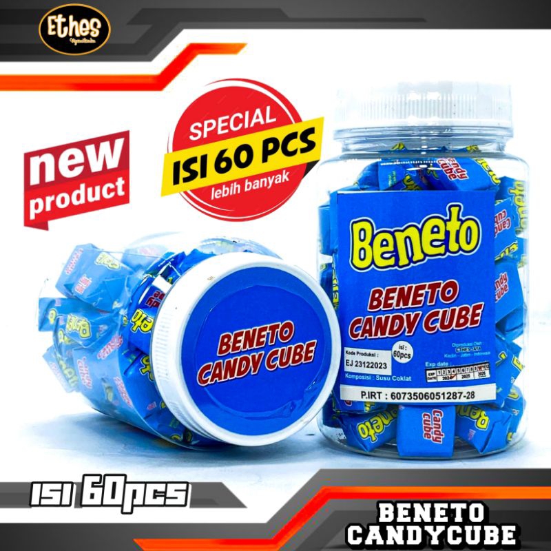 

PERMEN BENETO CANDY CUBE isi 60pcs