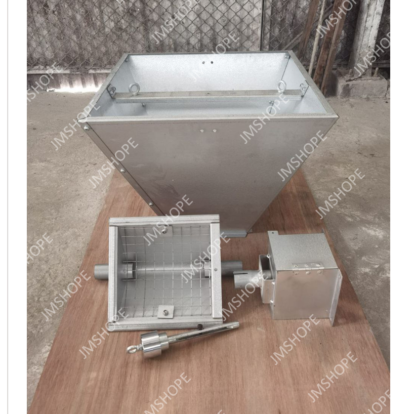 Hopper dan Box Dinamo Auger Pan Feeder Kandang Ayam Close House Pakan Kotak Otomatis Automatic Pengg