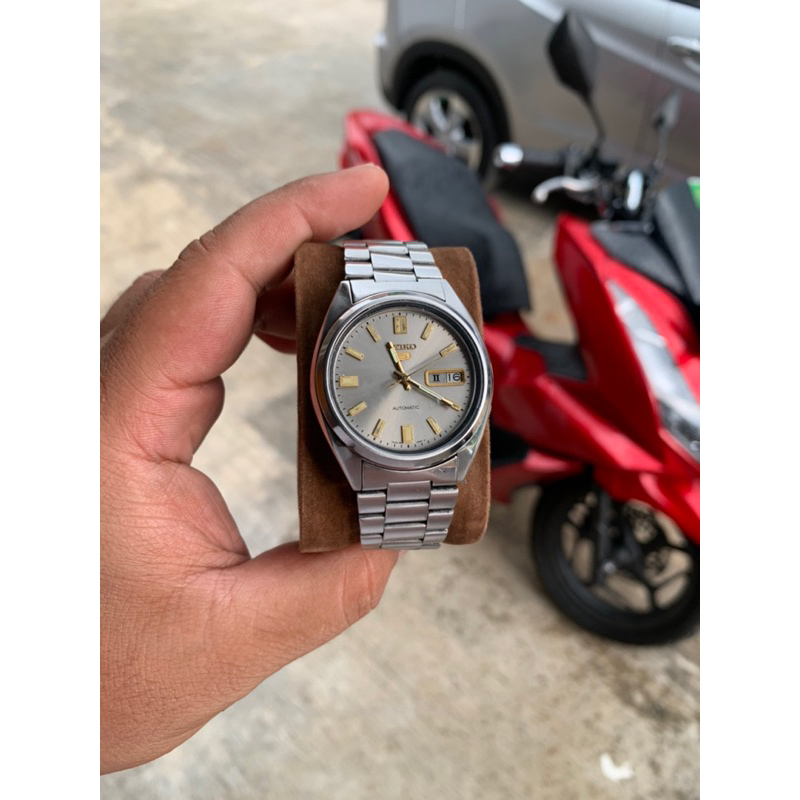 jam tangan original seiko 7009-3040 silver original