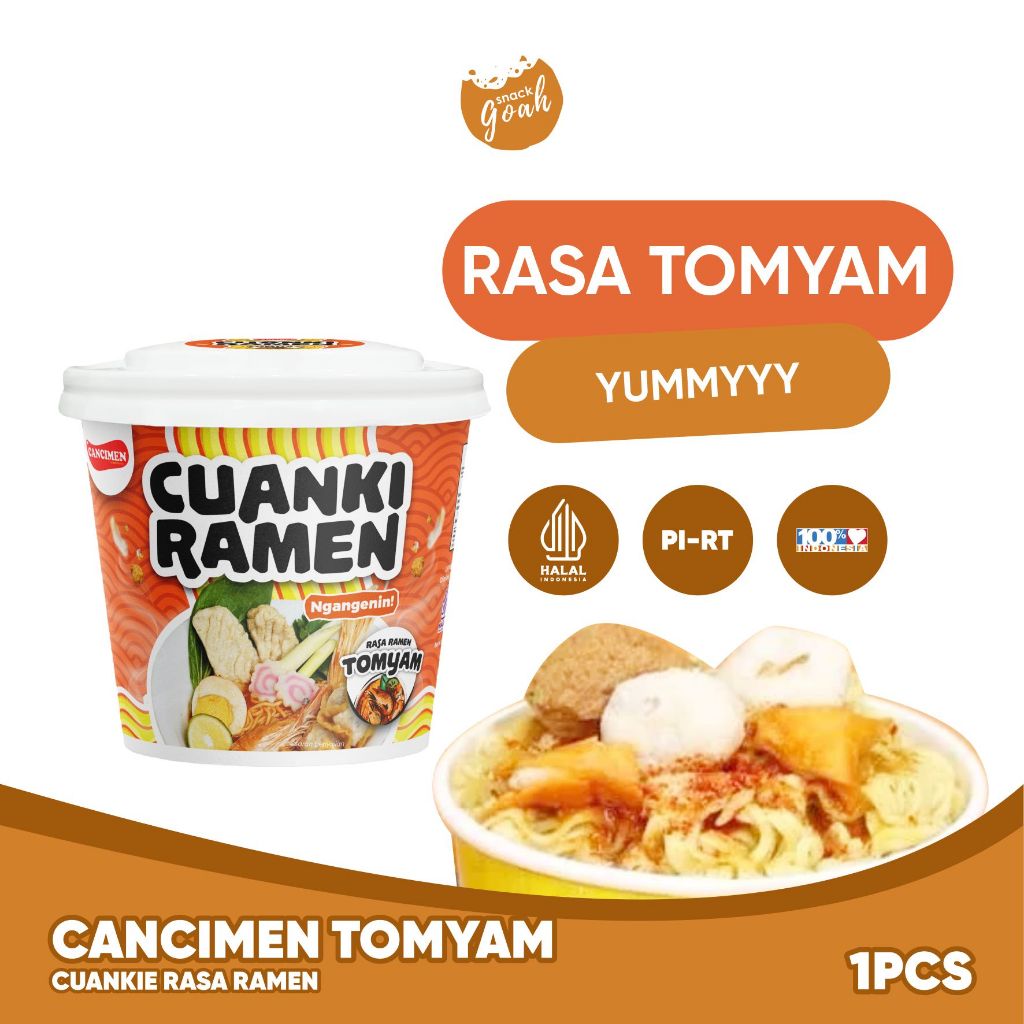 

CANCIMEN (CUANKI RAMEN) CUP TOMYAM