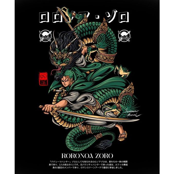 

SABLON DTF STIKER TINGGAL SETRIKA MUDAH DAN PRAKTIS BISA SATUAN - GREEN DRAGON ZORO RORONOA