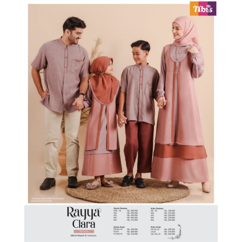 SARIMBIT NIBRAS TERBARU 2024 SARIMBIT CLARA DRY ROSE RAYYA SERIES SARIMBIT NIBRAS 2024