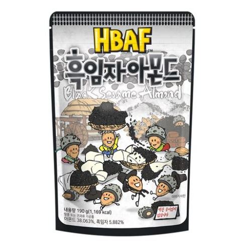 

[Pre Order] HBAF Black Sesame Almond 190 gr