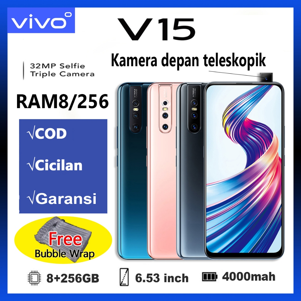 handphone vivo V15 ram8 256GB 6.53-inch hp smartphone