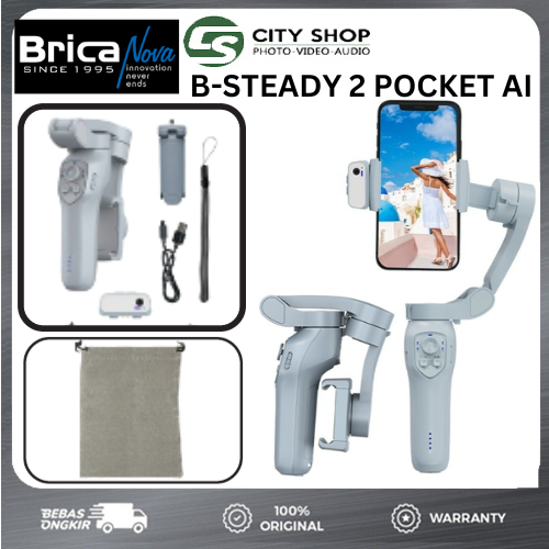 BRICA B-STEADY 2 POCKET (2024) N B-STEADY 2 POCKET (2022) N B-STEADY 2 POCKET AI GIMBAL 3 AXIS STABI
