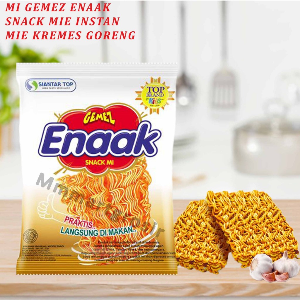 

Mi Gemez Enaak / Snack Mie Instan / Cemilan Mie Kremes Goreng / 22gr