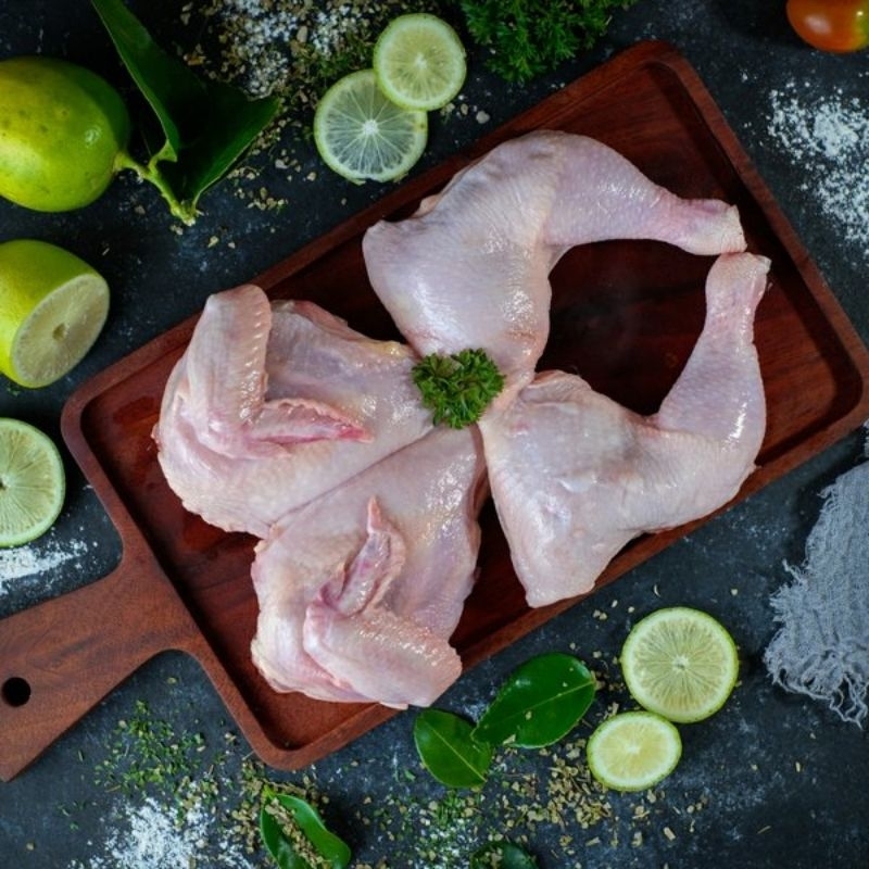 

Ayam Tege 1kg isi 8,9,10 potong
