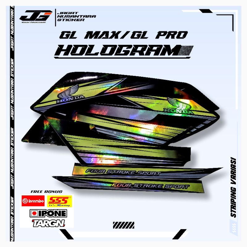 Gl Max Gl pro, Striping Custom gl, Promo Striping, Striping gl, Stiker herek, Stiker racing