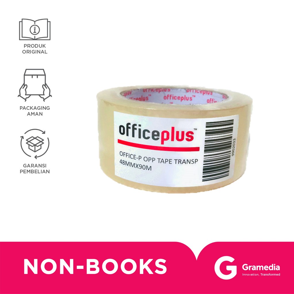 

Gramedia Jambi - OFFICE-P OPP TAPE TRANSP 48MMX90M