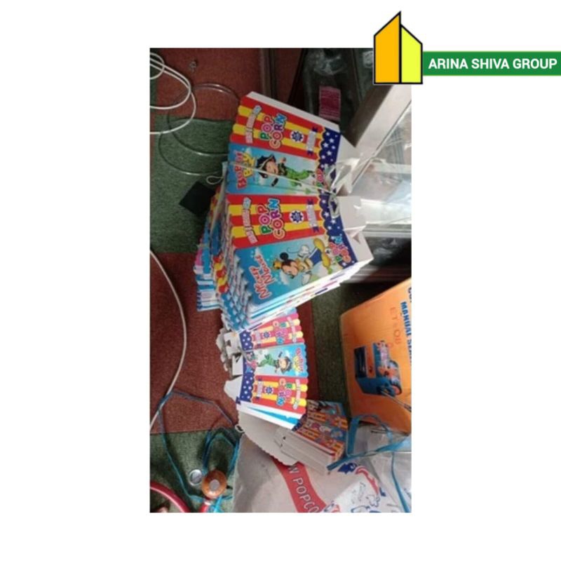 

100 LEMBAR KERTAS POPCORN 12 × 6 PAPER CRAFT KARTON POPCORN BERKUALITAS | KARDUS KEMASAN POPCORN UKURAN 12 × 6 PRODUK TERBARU | CENTRAL JAYA ABADI | ARINA SHIVA GROUP 713