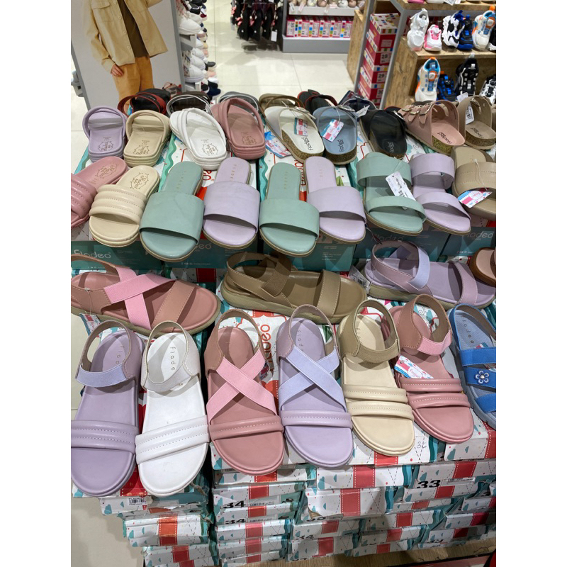 Fladeo kids original Diomira Selop Wedges anak cewek