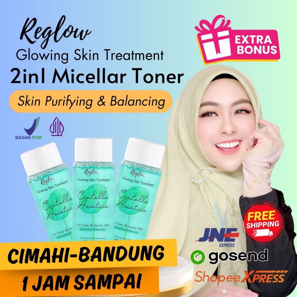 REGLOW Toner Micellar Water - 100% Original by dr. Shindy | AGEN RESMI REGLOW OFFICIAL|
