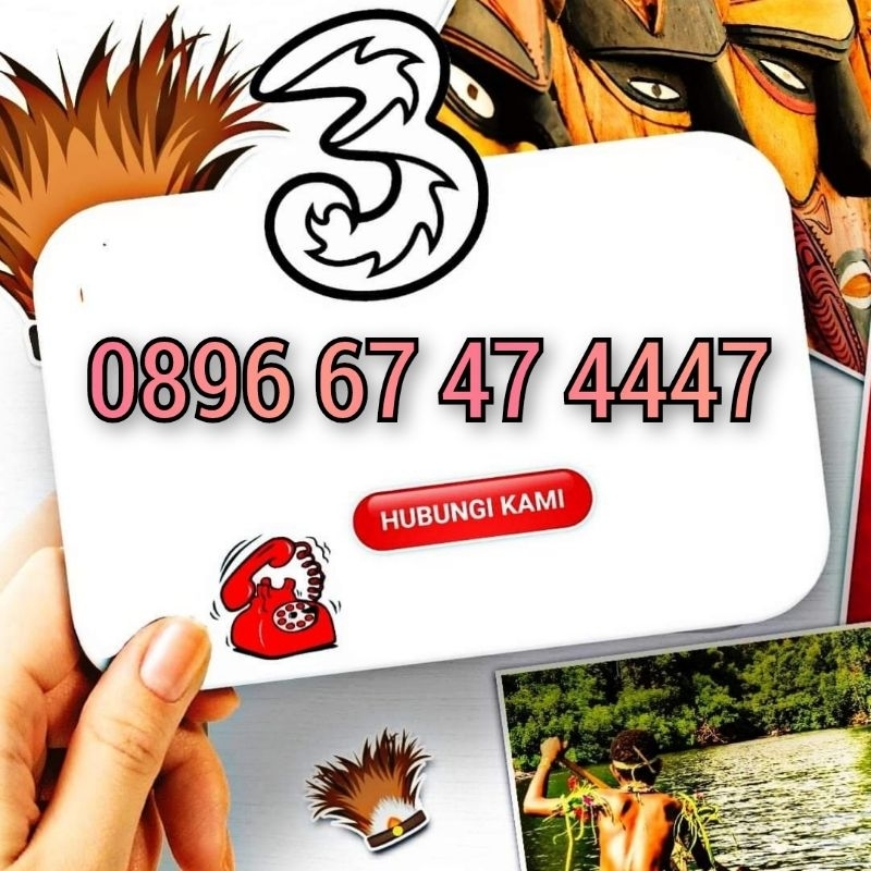 NOMOR CANTIK Tri 47 4447 47 4477