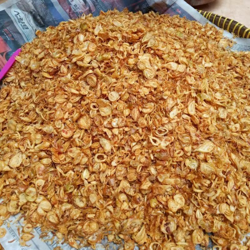 

Bawang goreng original asli brebes renyah dan gurih size 1 kg