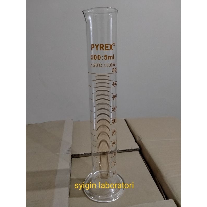 Gelas ukur 500 ml  PYREX