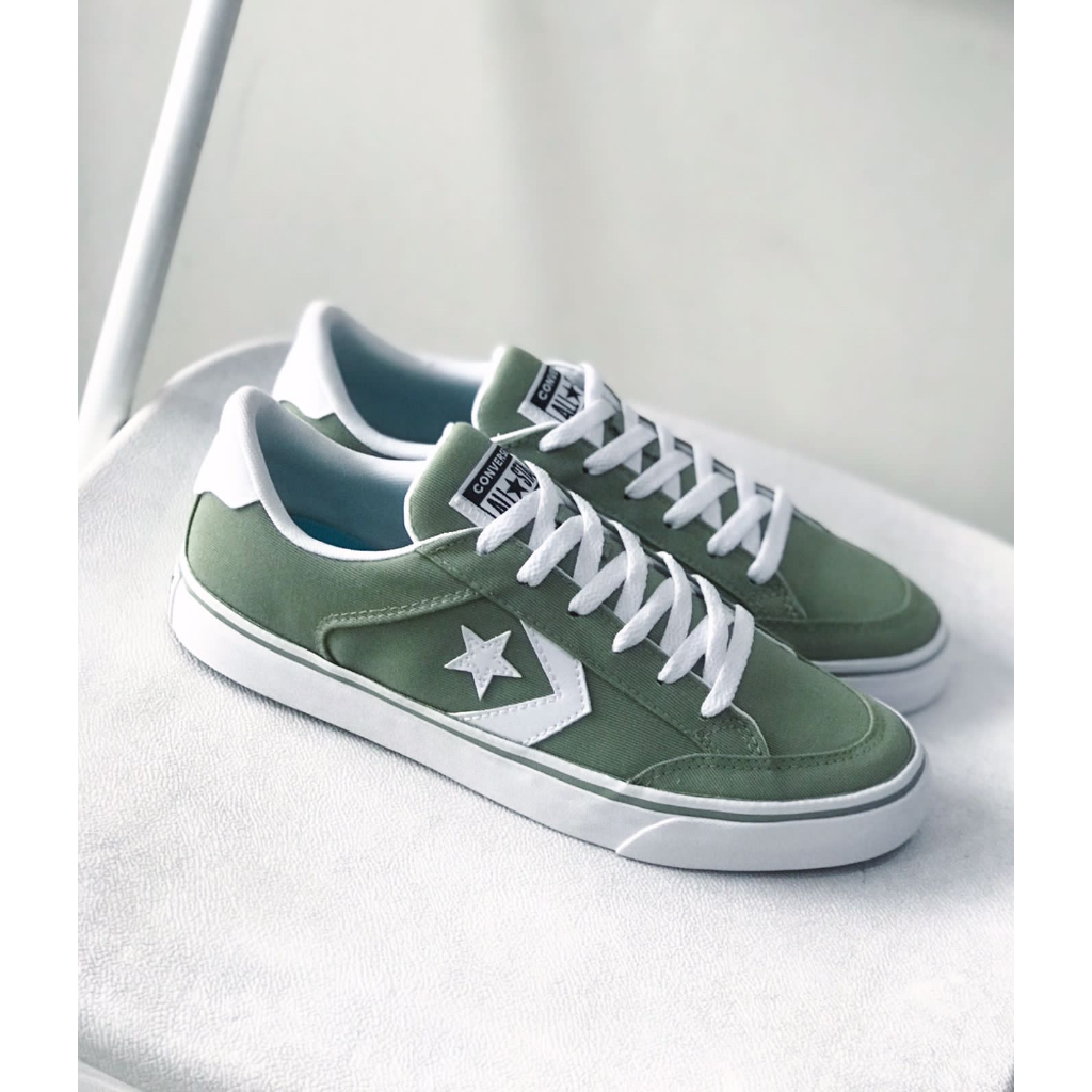 Converse Tobin Low Alligator Friend / White / Sage Green