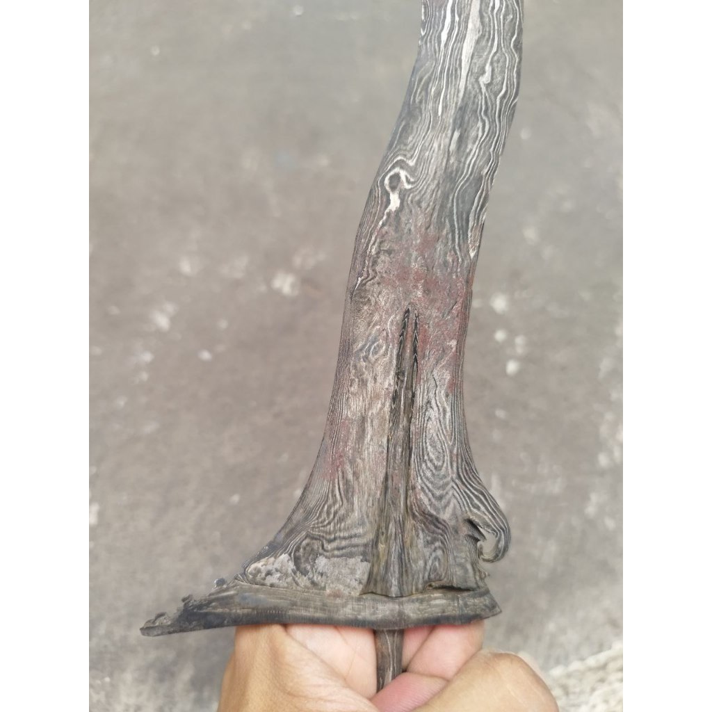 Keris Luk 7 Balebang pamor Pedaringan Kebak