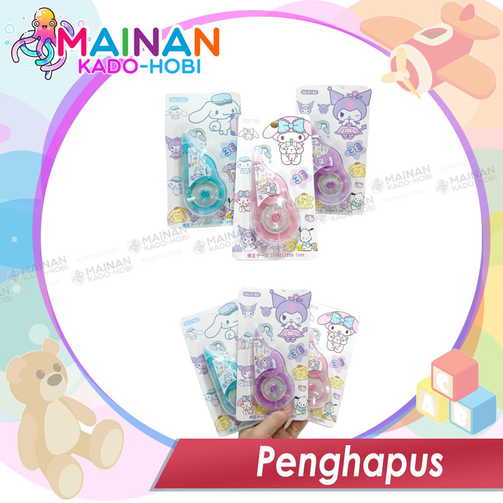 

STATIONERY ALAT TULIS TIPE-X KERTAS KARAKTER SANRIO