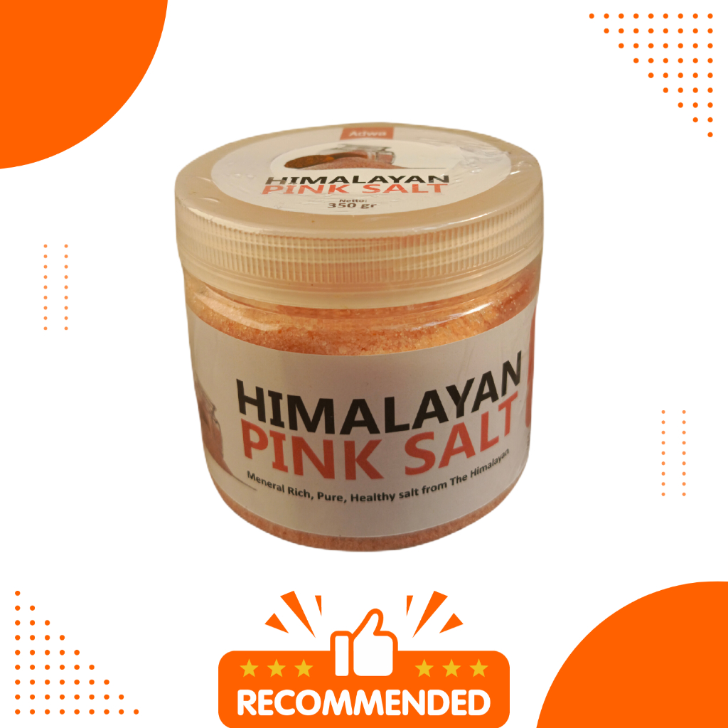 

Garam Himalaya 350 Gram Premium Organic Original 100% Natural | Himsalt Organik Himalayan Pink Salt Pure Murni Sea Salt Rock Salt