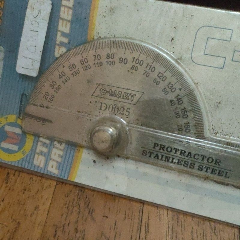 

Busur Derajat combi penggaris stanless steel protractor