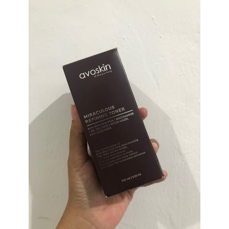 avoskin miraculous refinig toner/avoskin preloved/like new