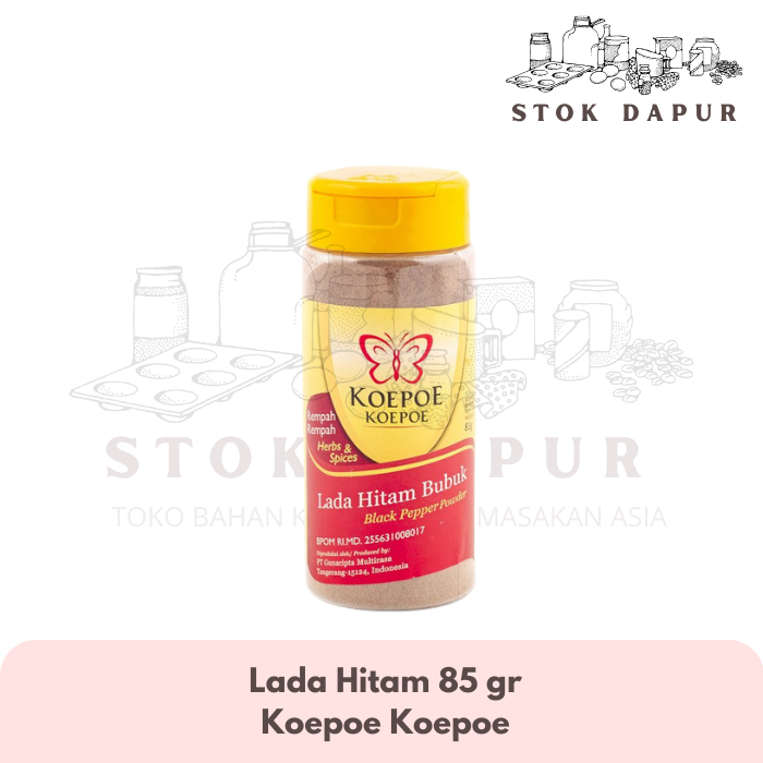 

Lada Hitam Bubuk 85 gr Koepoe Koepoe